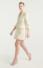 Beaded Heart Joel Dress Gardenia