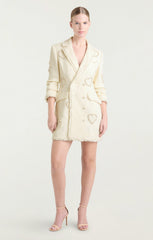 Beaded Heart Joel Dress Gardenia