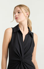 Sleeveless Midi Mckenna Dress Black