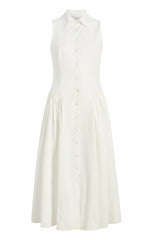 Losey Dress White