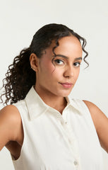 Losey Dress White