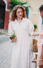 Monty Dress White