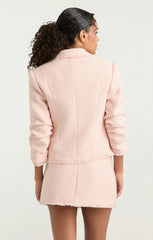 Beaded Heart Kalina Blazer Pale Flamingo