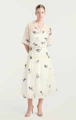 Heligan Top Ivory/Navy