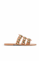 Virginia Studded Slide Tawny (Pinkish)