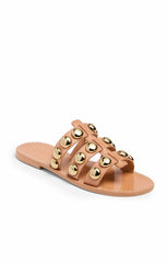 Virginia Studded Slide Tawny (Pinkish)