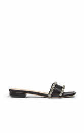 Catherine Crystal Slide Black/Clear