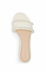 Finley Pearl Slides Ivory