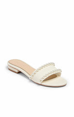 Finley Pearl Slides Ivory