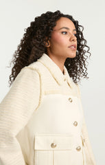 Braided Tweed Liliana Jacket Whisper White/Gardenia
