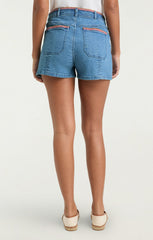 Crochet Ceil Short Blue Haze/Carnation
