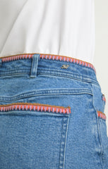 Crochet Ceil Short Blue Haze/Carnation