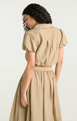 Allinae Top Khaki