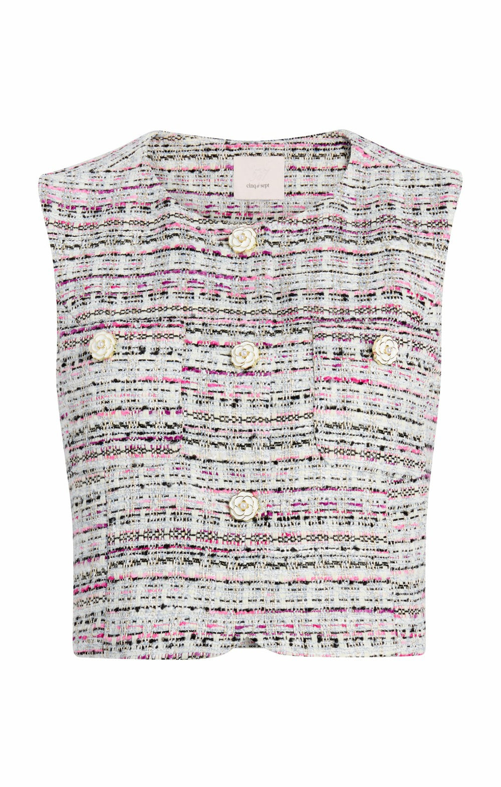 Auden Vest Vibrant Plum Multi