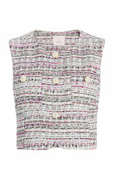 Auden Vest Vibrant Plum Multi