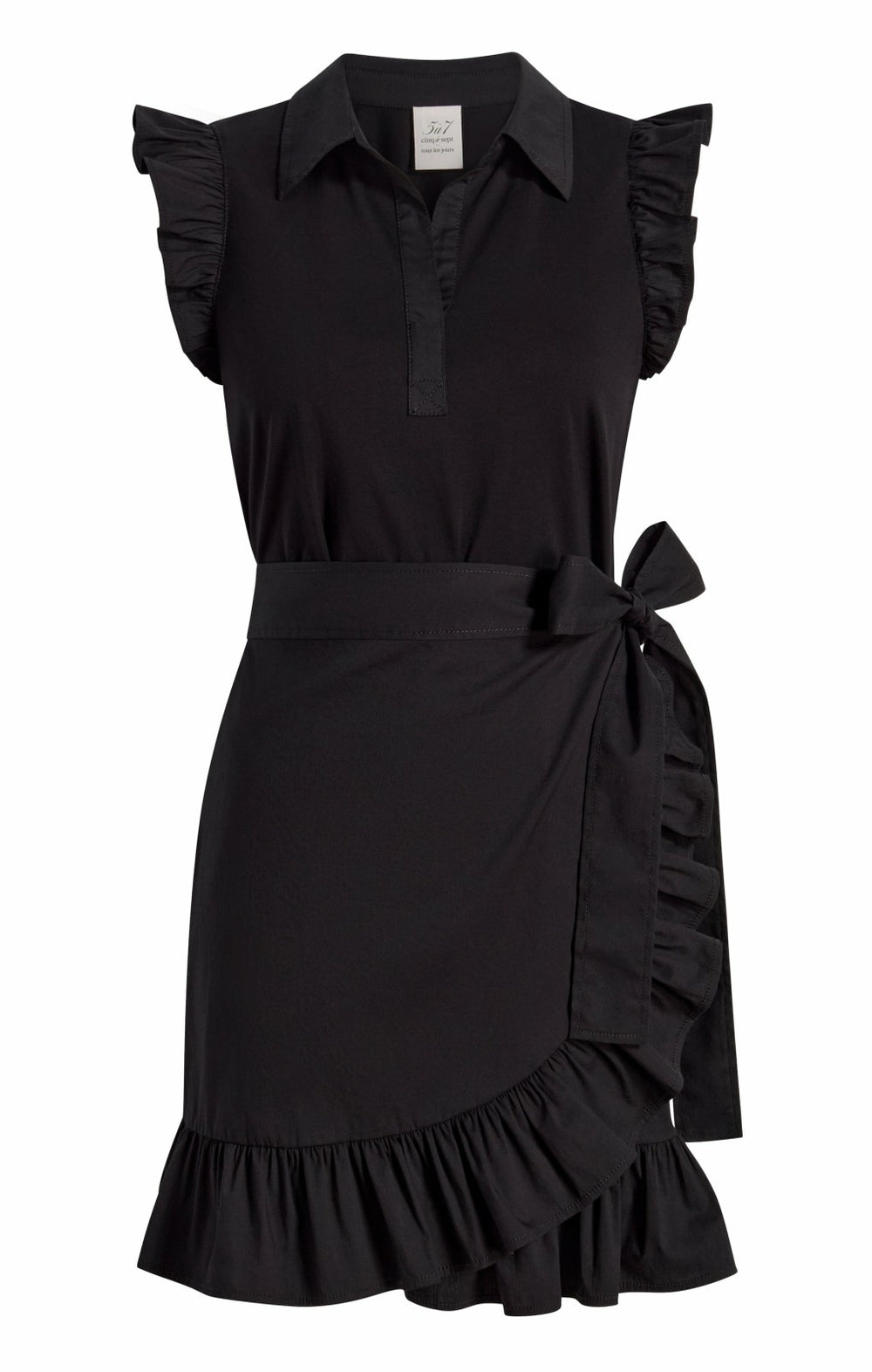 Collar Mahlia Dress Black