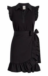 Collar Mahlia Dress Black