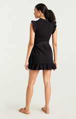 Collar Mahlia Dress Black