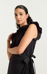 Collar Mahlia Dress Black