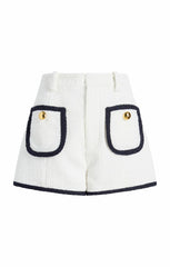 Contrast Auden Short White/Navy
