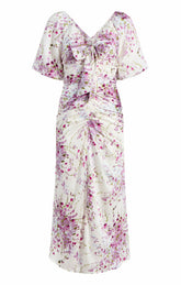 Midsummer Bloom Brenton Dress Ivory Multi