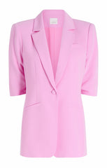 Short Sleeve Khloe Blazer Magenta Mist