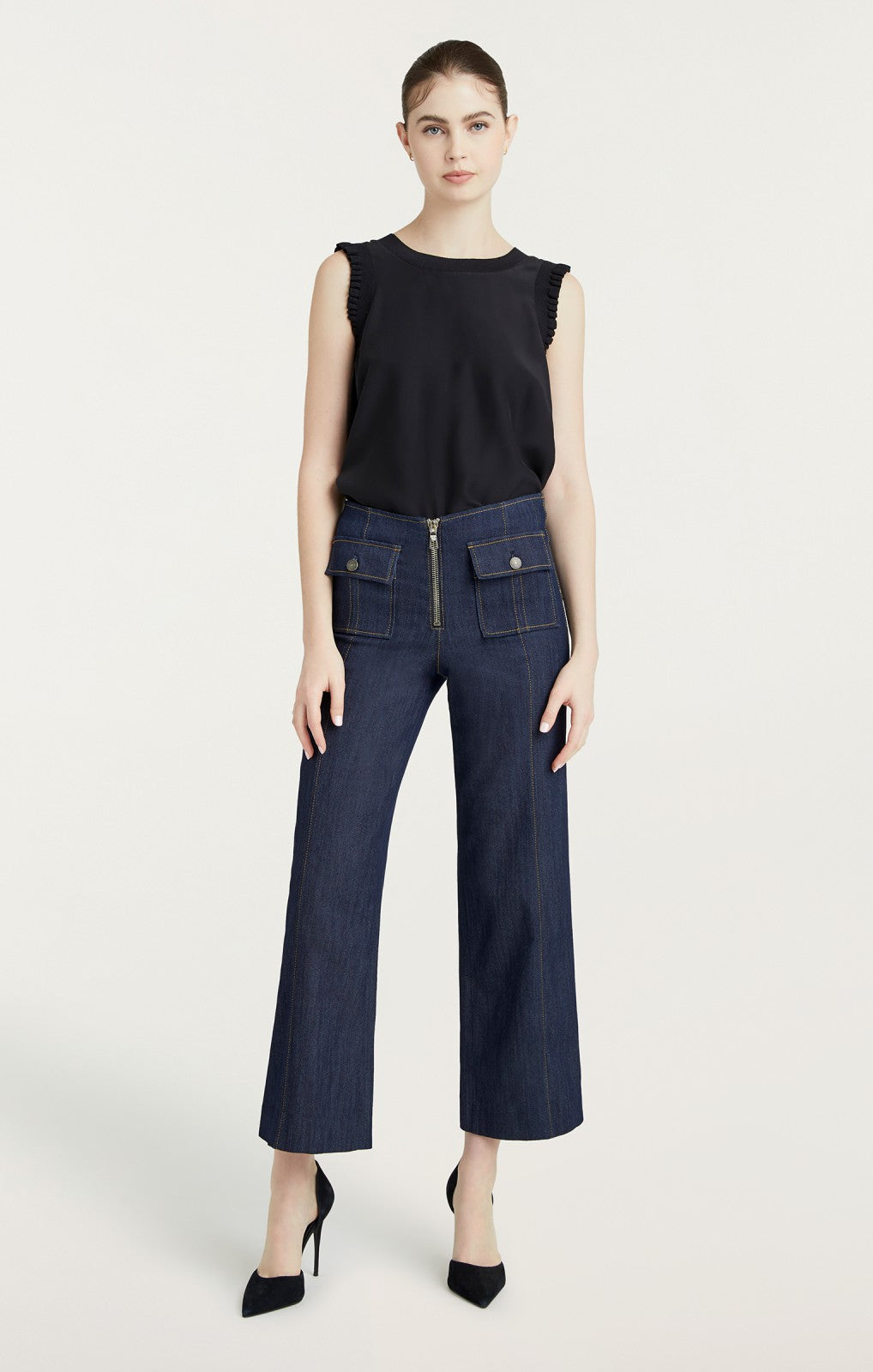 Lenore Top Silk Black