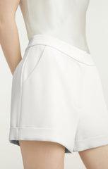 Crepe Elaine Short Ivory