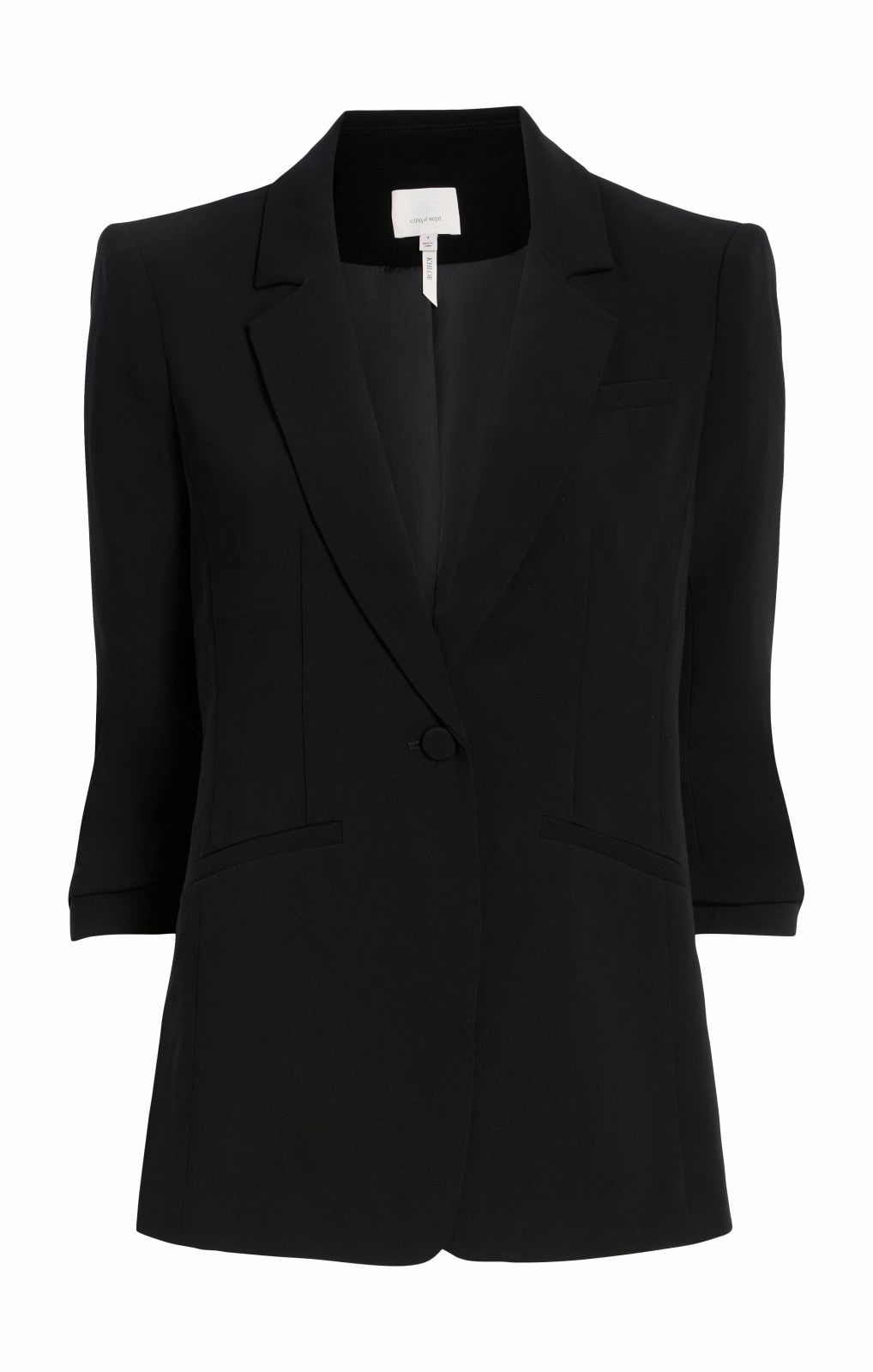 Crepe Khloe Blazer Black