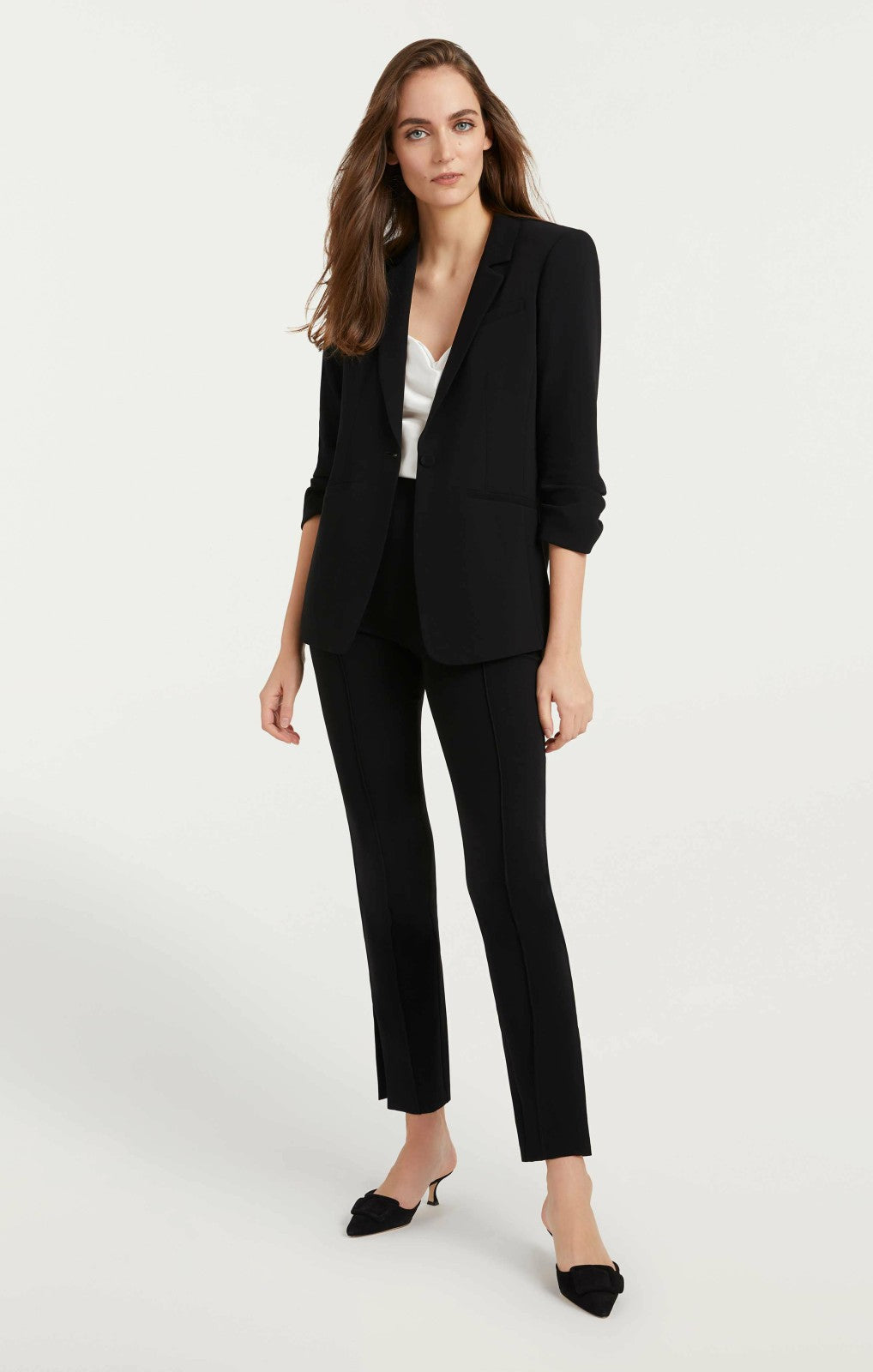 Crepe Khloe Blazer Black