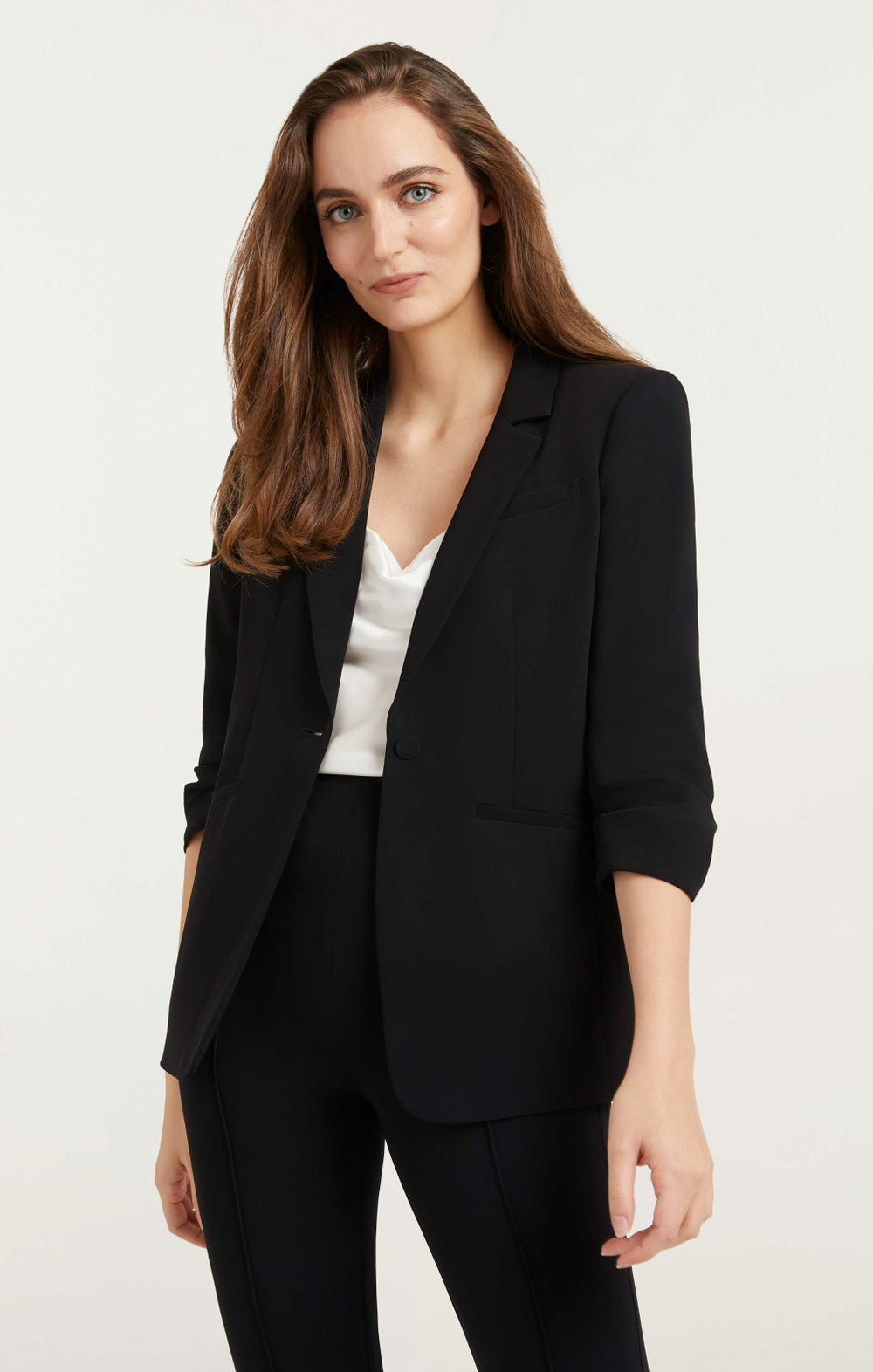 Crepe Khloe Blazer Black