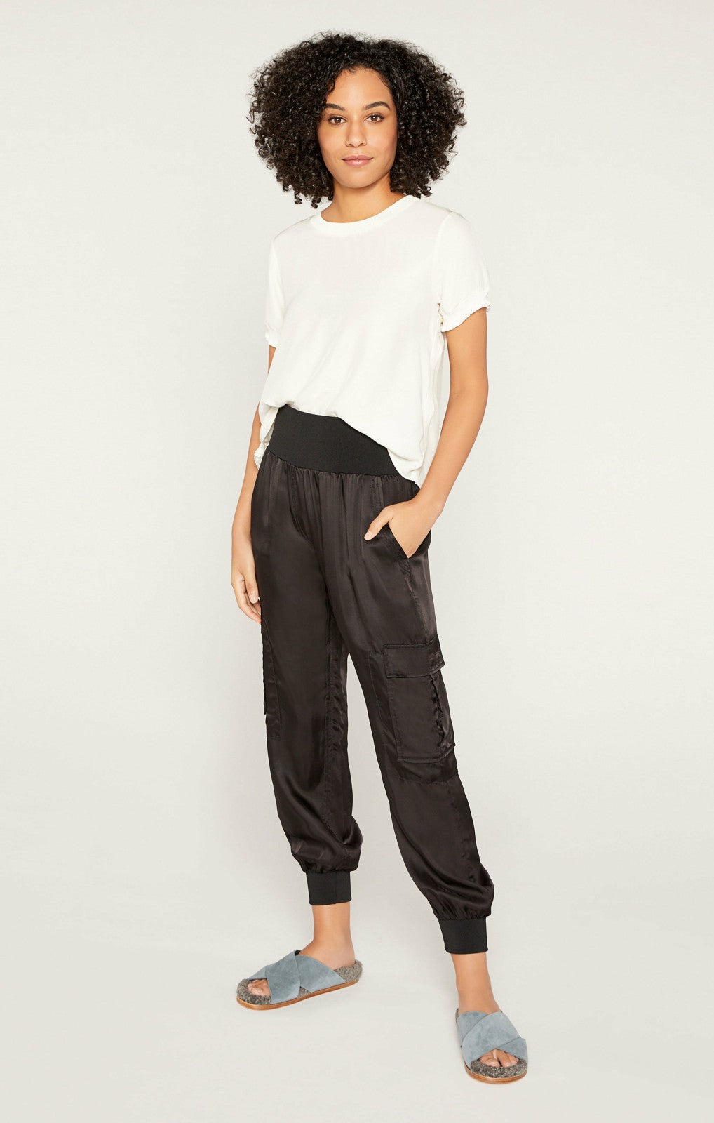 Lenny Top Silk Ivory