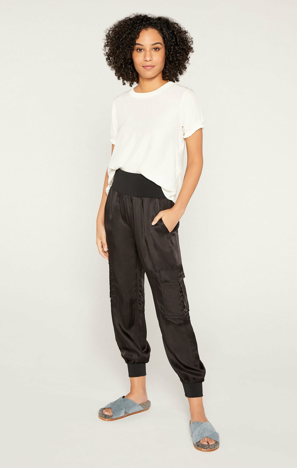 Lenny Top Silk Ivory
