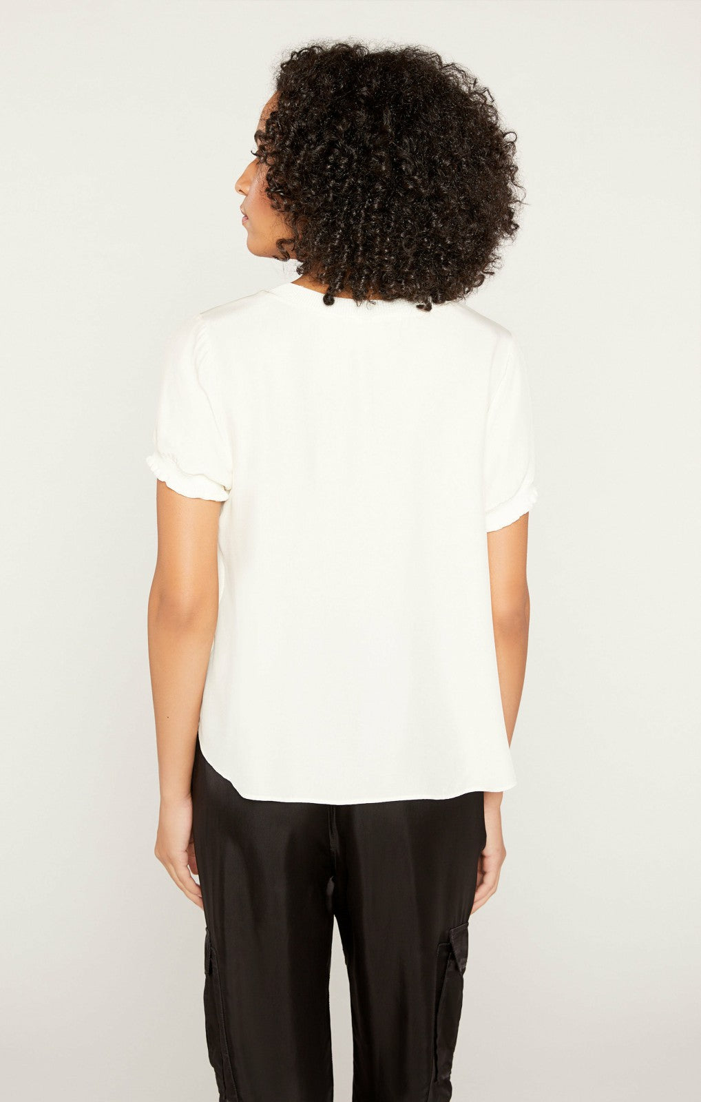 Lenny Top Silk Ivory