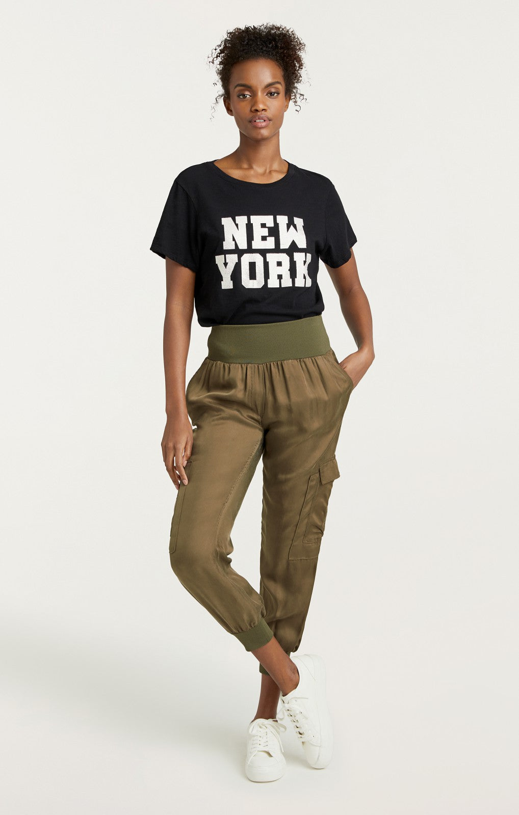 Giles Pant Cupro Olive