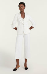 Denim Khloe Blazer White