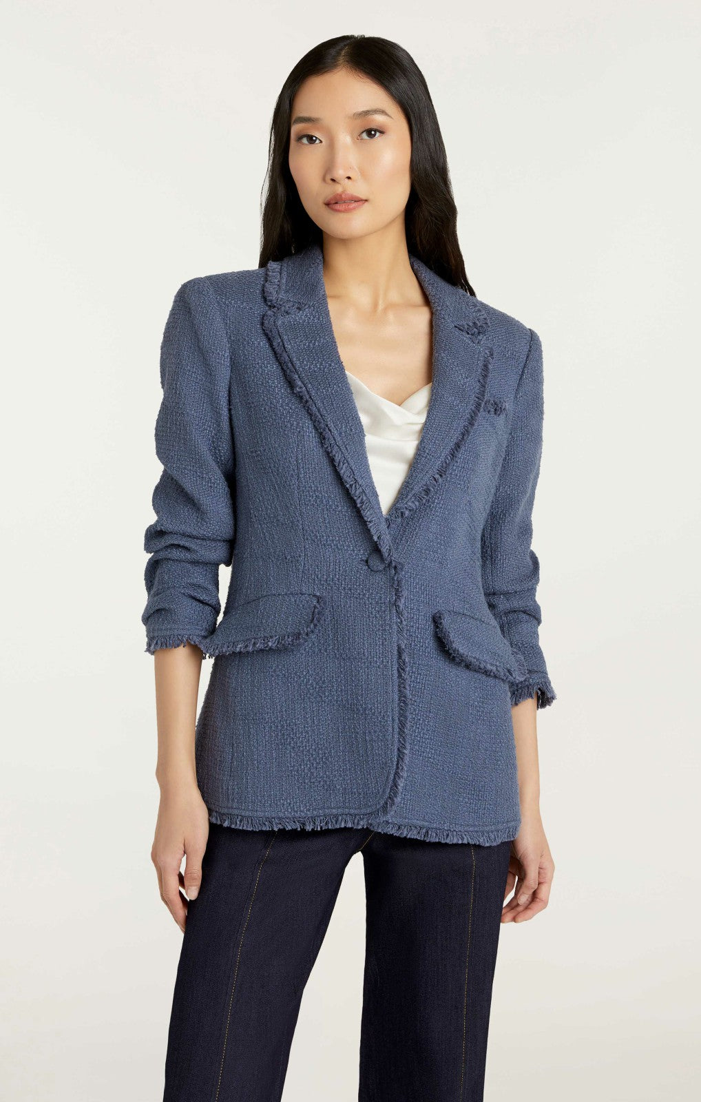 Boucle Khloe Blazer Shadow