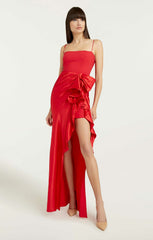 Drina Gown Pimento Red