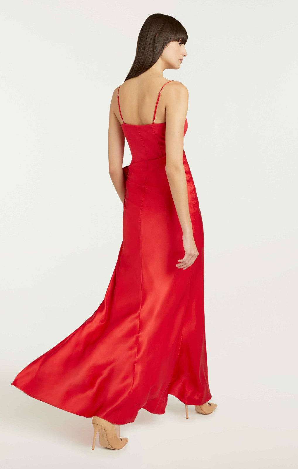 Drina Gown Pimento Red
