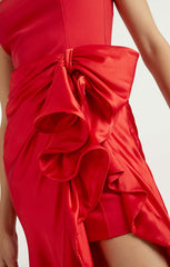 Drina Gown Pimento Red