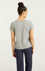 Paris New York Tee Heather Grey/Black