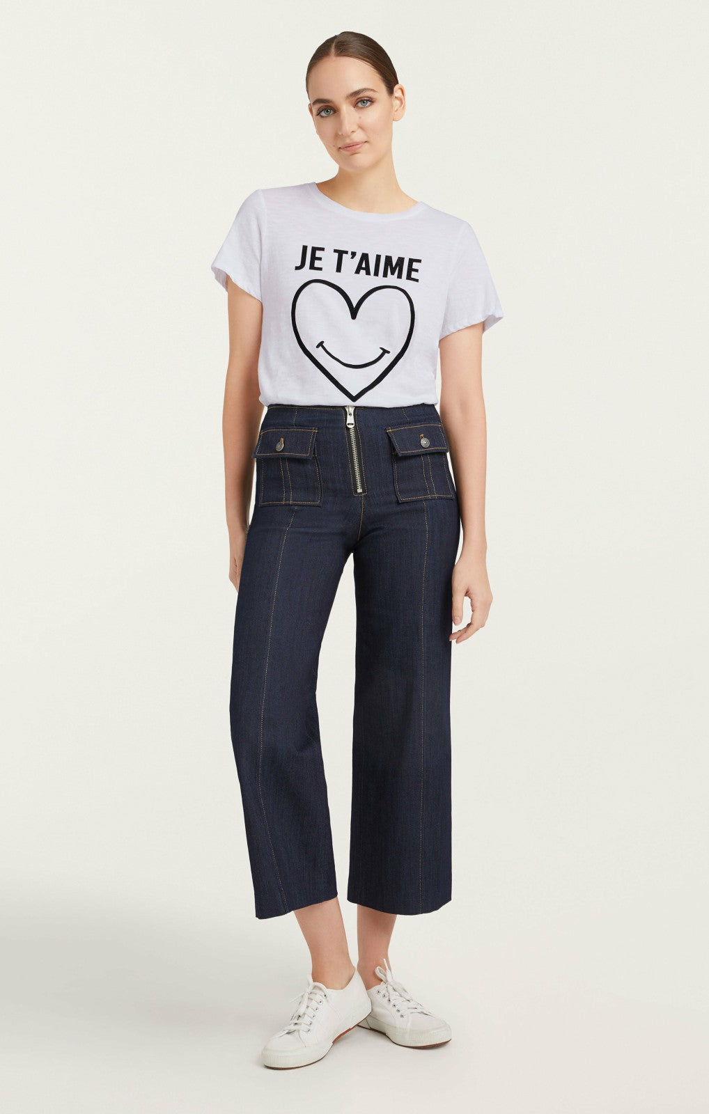 Smiling Heart Tee White