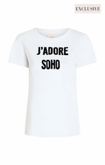 J'adore Soho Tee White/Black