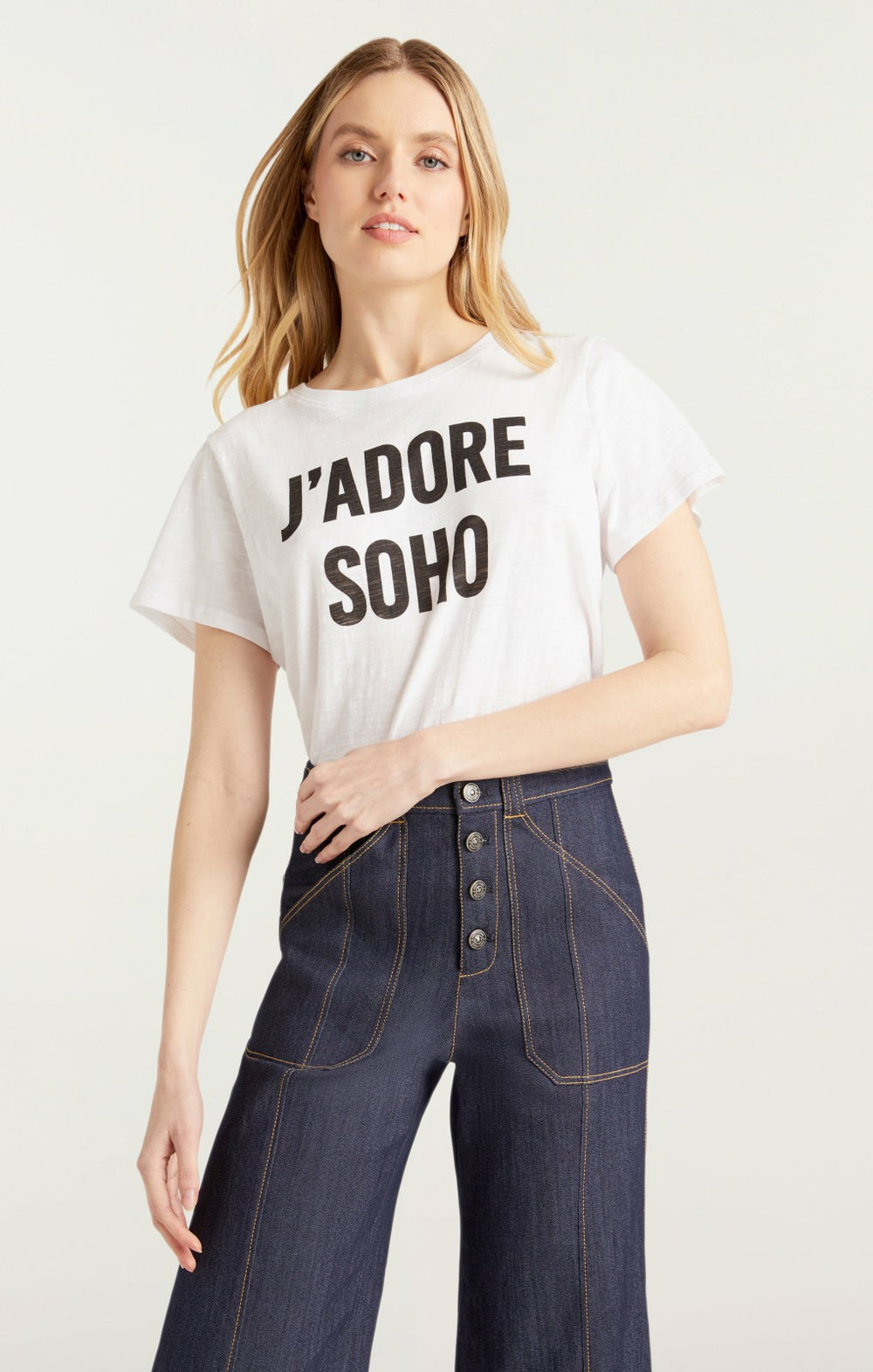 J'adore Soho Tee White/Black