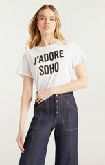 J'adore Soho Tee White/Black