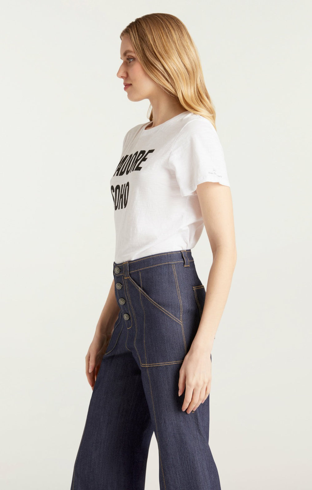J'adore Soho Tee White/Black
