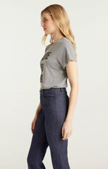J'adore New York Tee Heather Grey/Black