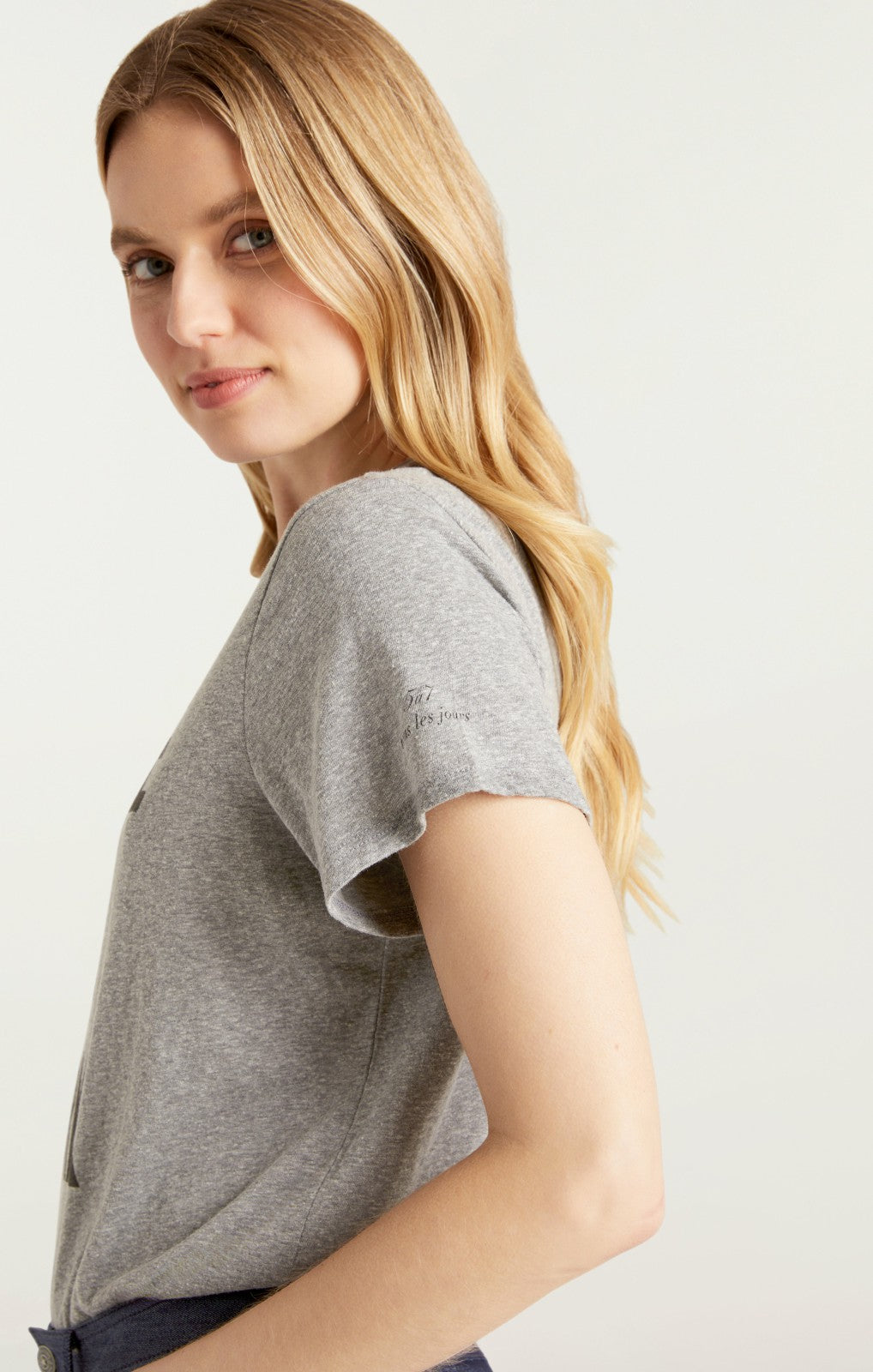 J'adore New York Tee Heather Grey/Black