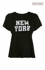 Soho New York Tee Black/White