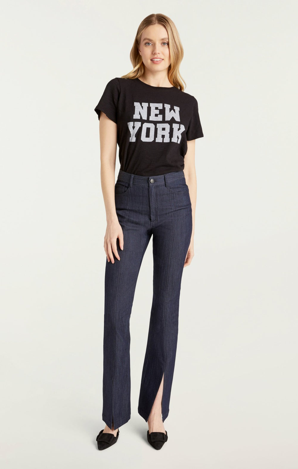 Soho New York Tee Black/White